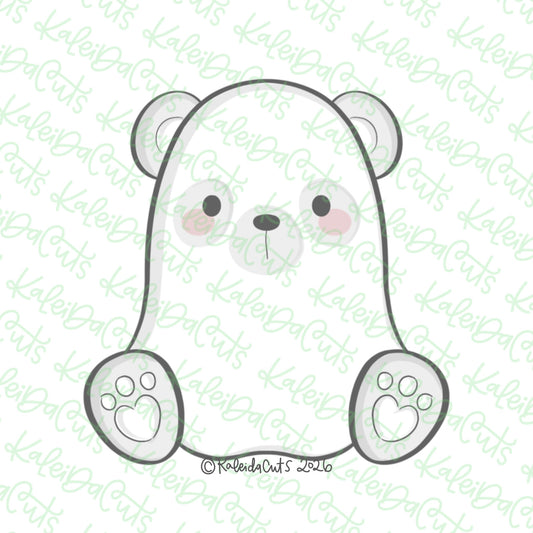 Teddy Bear Ghost Cookie Cutter