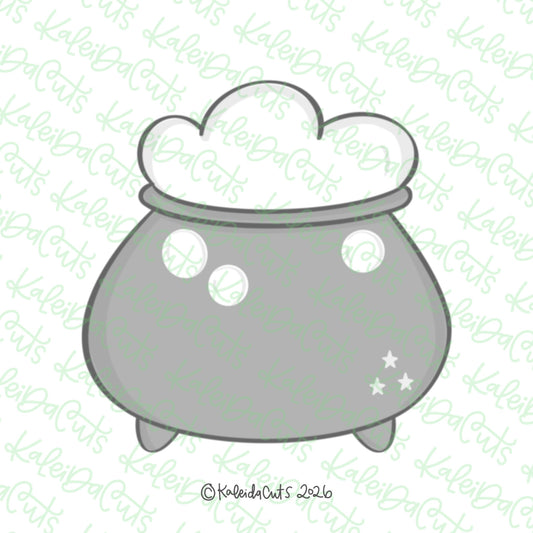 Witchy Cauldron Cookie Cutter
