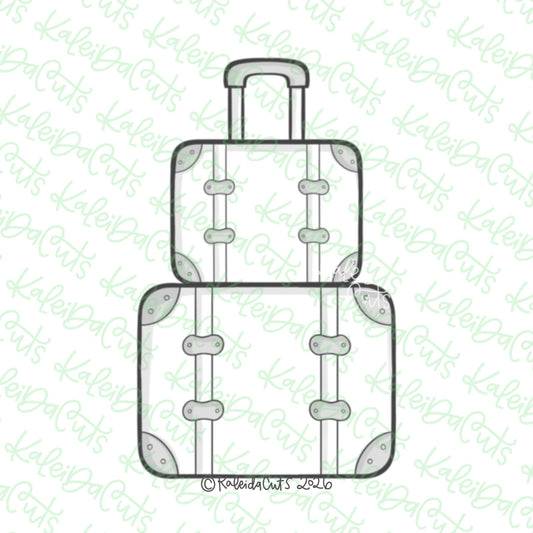 Luggage Stack Cookie Cutter