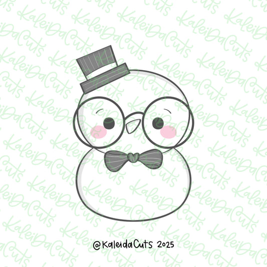 Quirky Snow Man Cookie Cutter