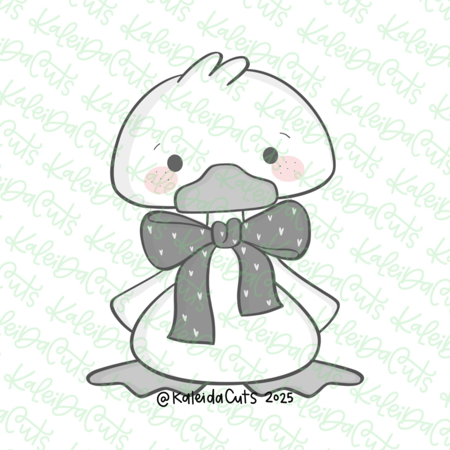 Duck Coquette Cookie Cutter