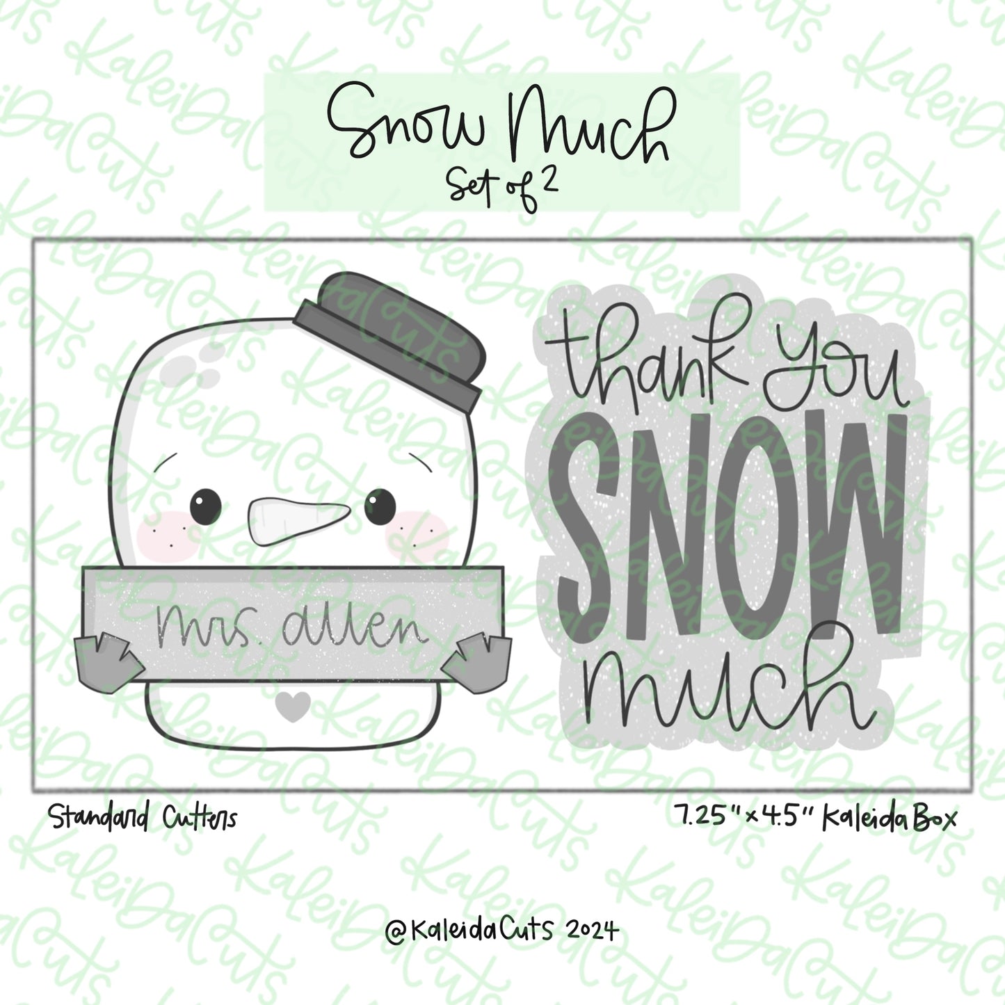 Snow Much Cookie Cutter Set of 2