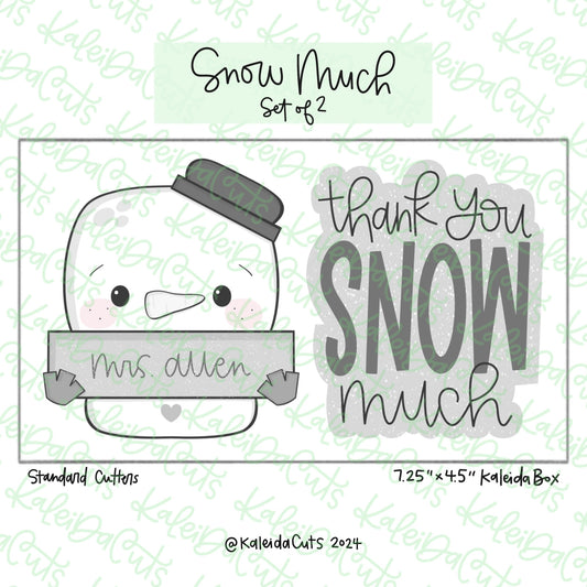 Snow Much Cookie Cutter Set of 2