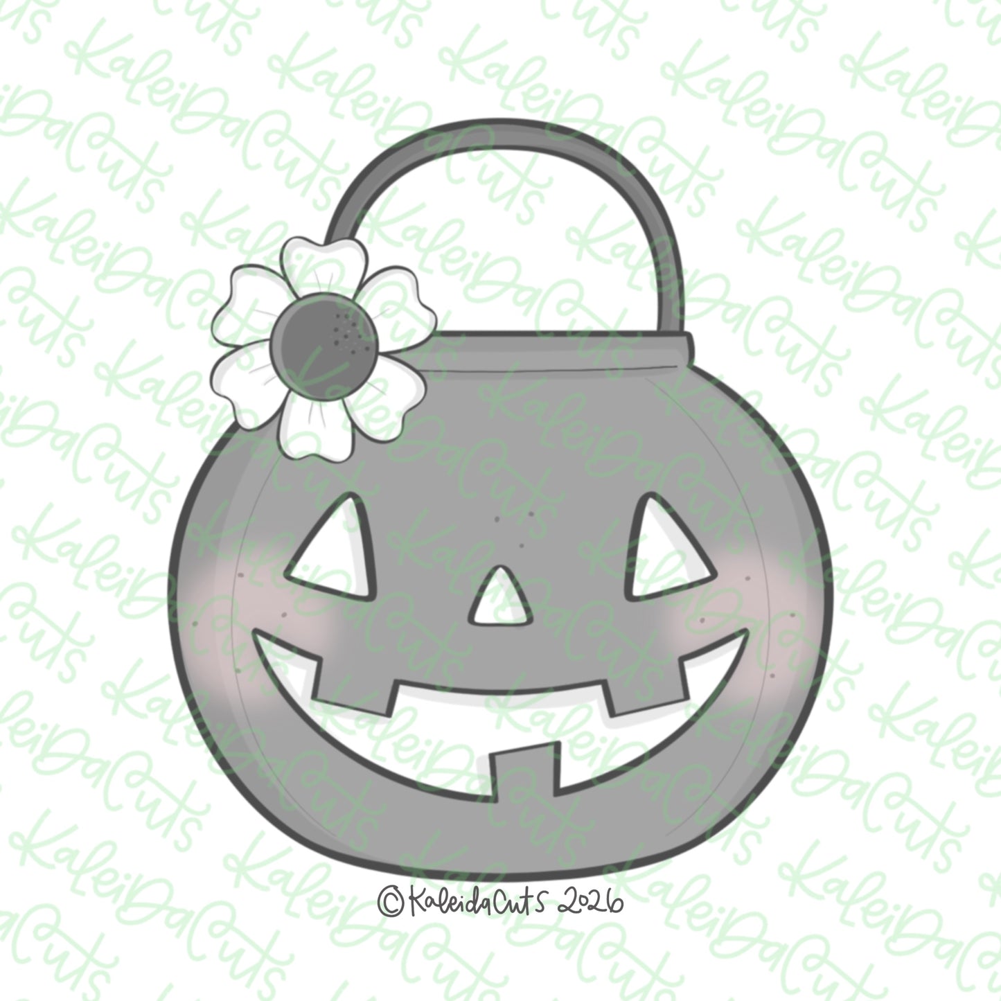 Daisy Treat Bucket Cookie Cutter