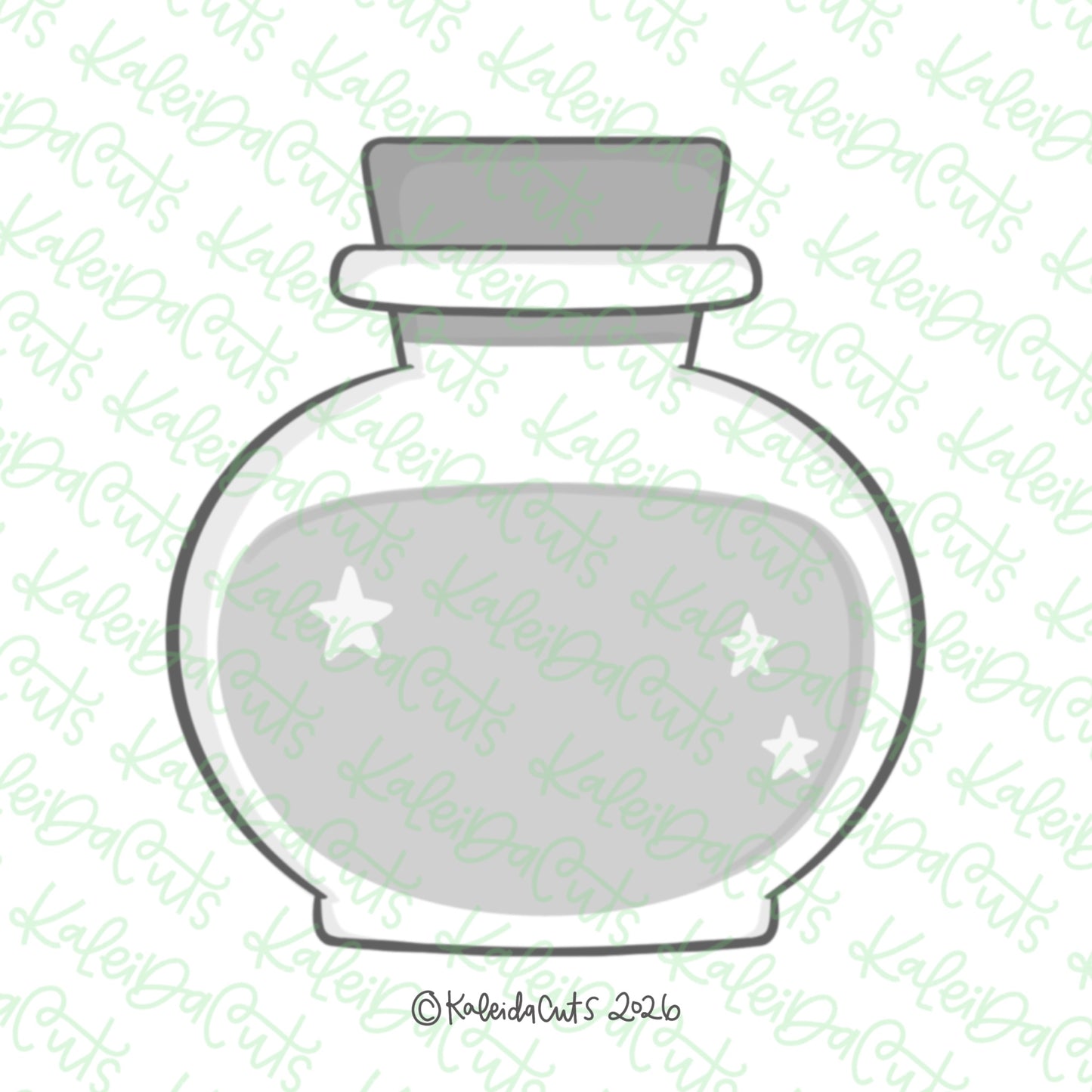 Witchy Potion Cookie Cutter