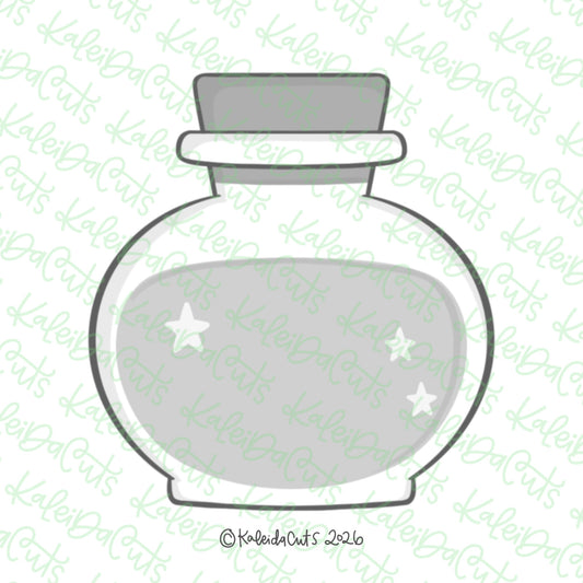 Witchy Potion Cookie Cutter