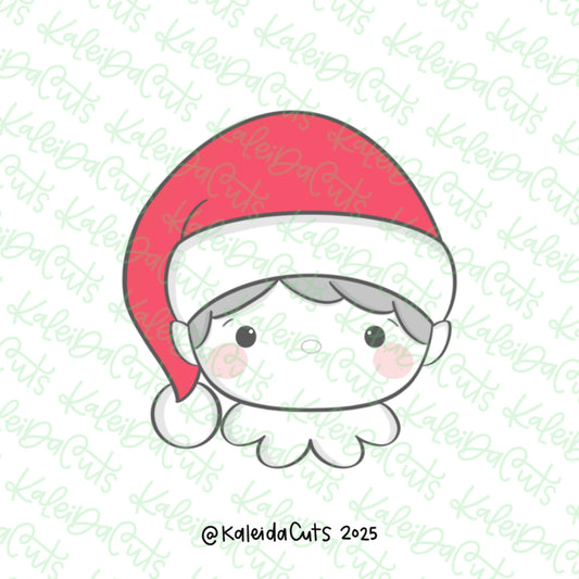 Elf Boy Face 2025 Cookie Cutter