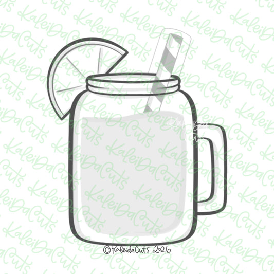 Summer Mason Jar Cookie Cutter