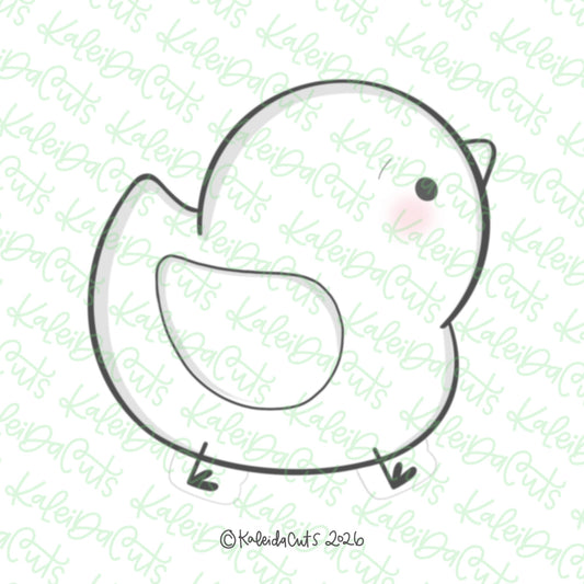 Simple Chick Cookie Cutter