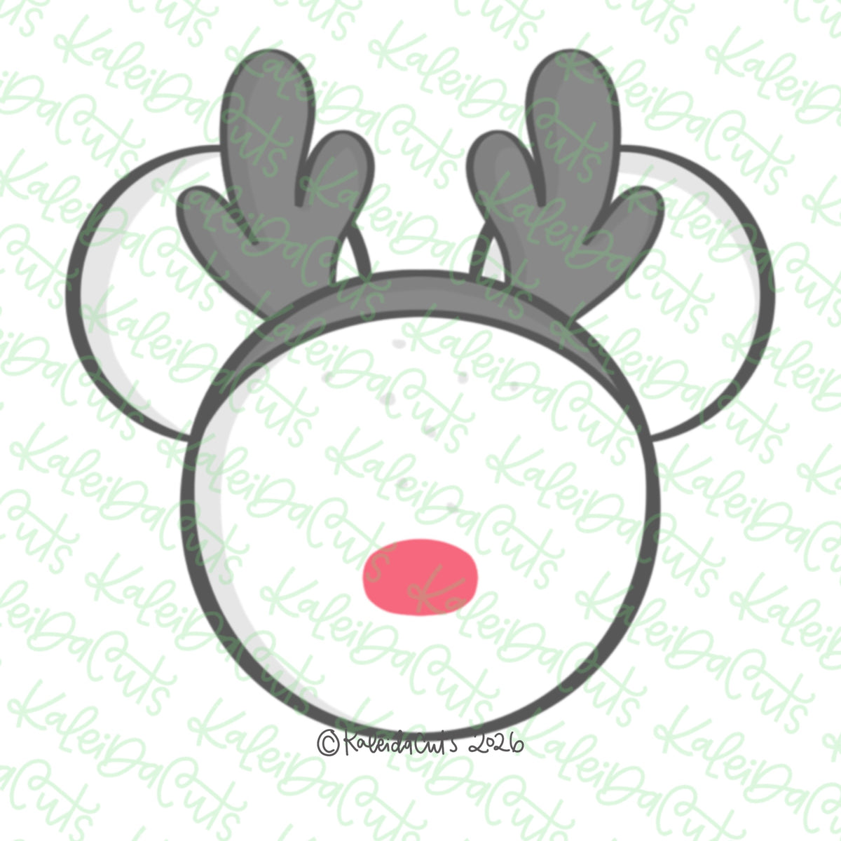 Mousemas Reindeer Cookie Cutter