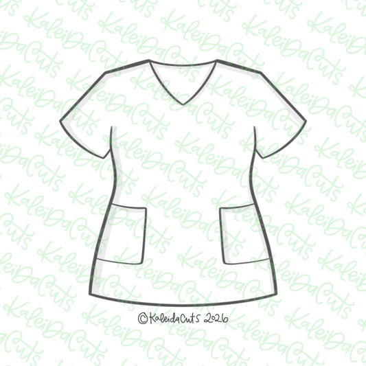Scrub Top Cookie Cutter