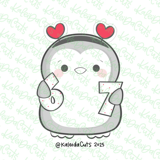 Six Seven Penguin Cookie Cutter