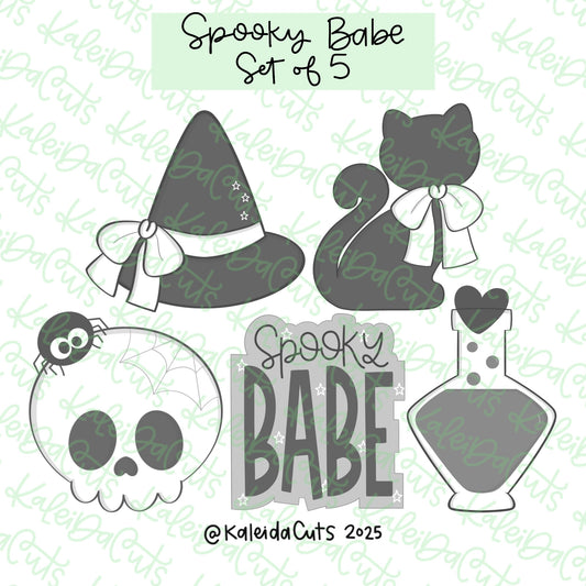 Spooky Babe Cookie Cutter Set of 5