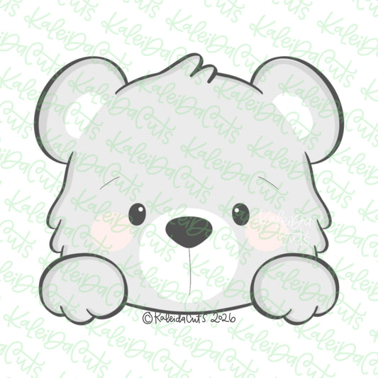 Peeking Bear Cookie Cutter