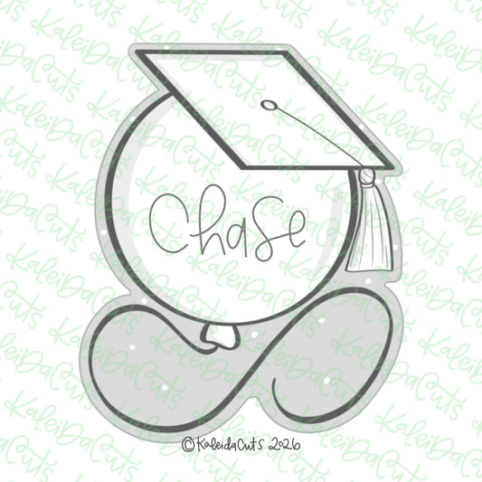 Hooray Grad Balloon Cookie Cutter