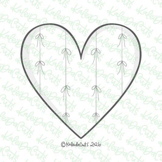 Girly Heart Cookie Cutter