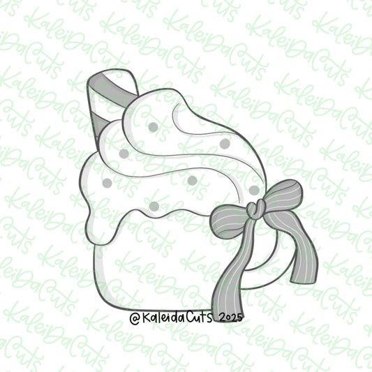 2025 Coquette Holiday Drink Cookie Cutter