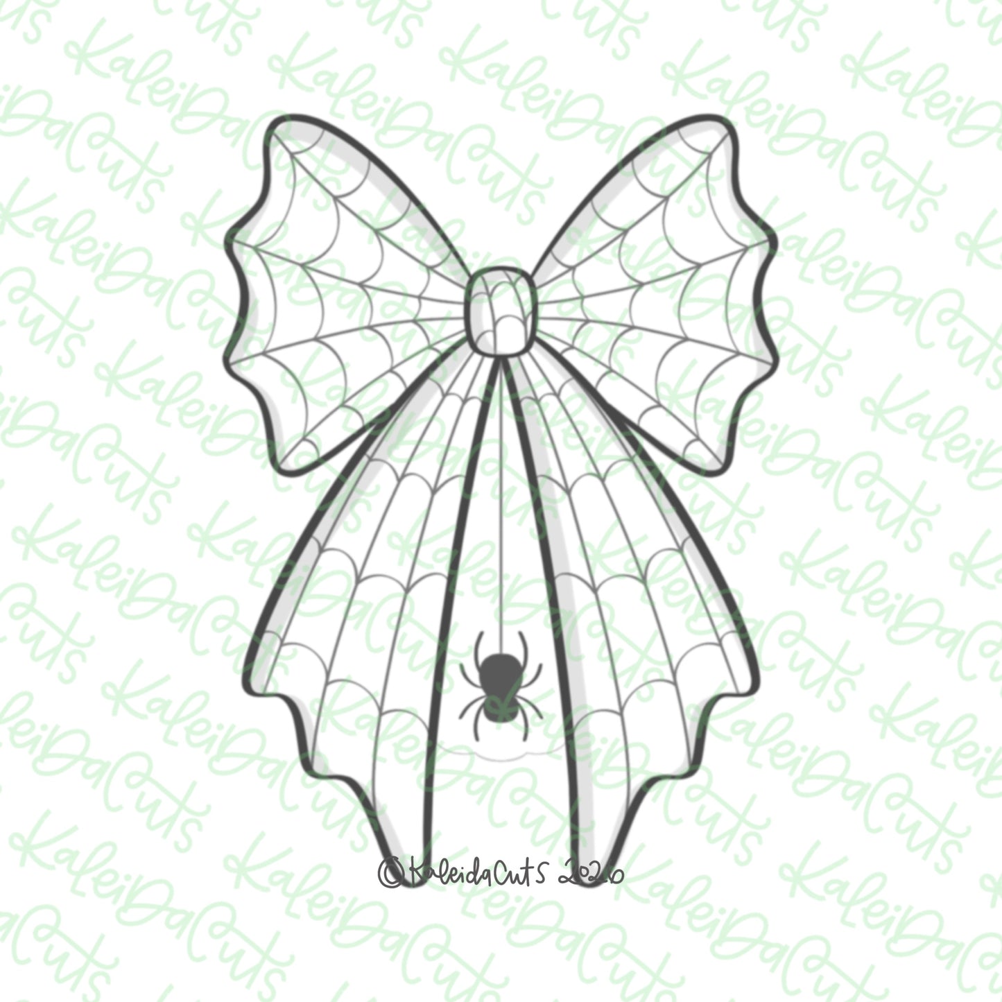 Spiderweb Bow Cookie Cutter