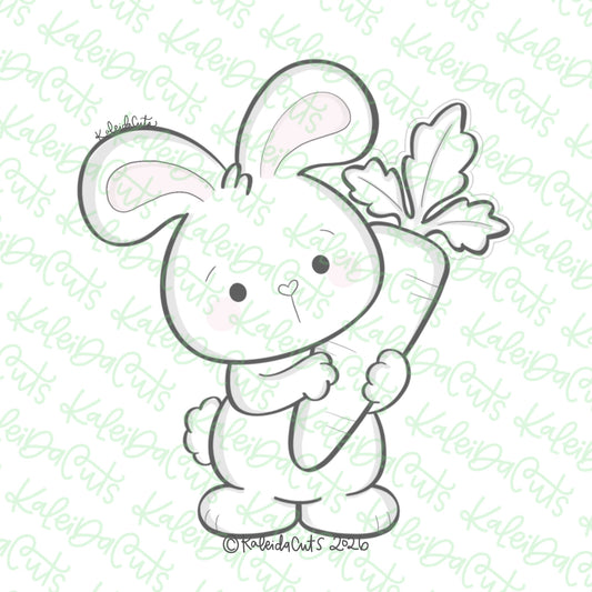 Easter Bunny Carrot Boy Cookie Cutter