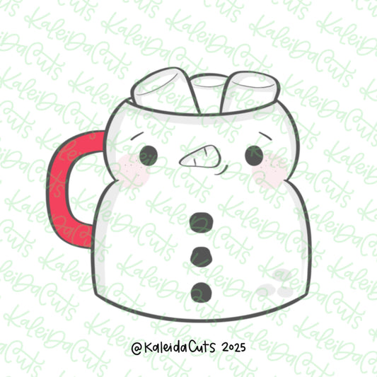 Christmas Snowman Mug Cookie Cutter