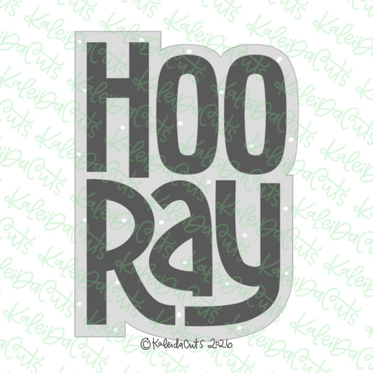 Hooray Plaque Cookie Cutter