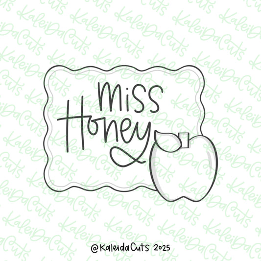 Wavy Apple Plaque Cookie Cutter