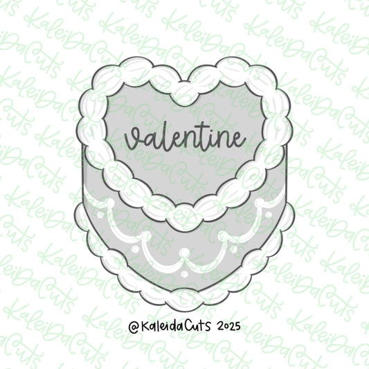 Heart Cake Cookie Cutter