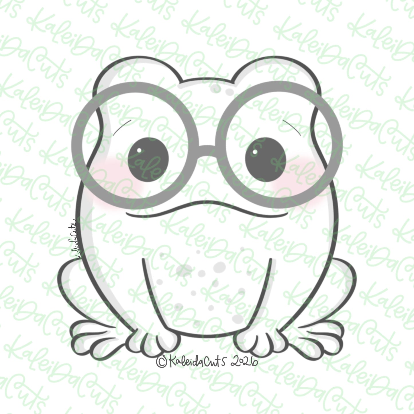 Nerdy Frog Cookie Cutter