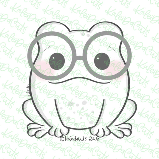Nerdy Frog Cookie Cutter