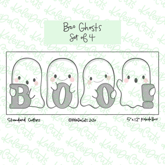 Boo Ghosts Cookie Cutter Set of 4