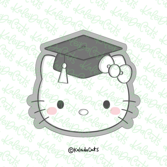 Kitty Grad Cookie Cutter