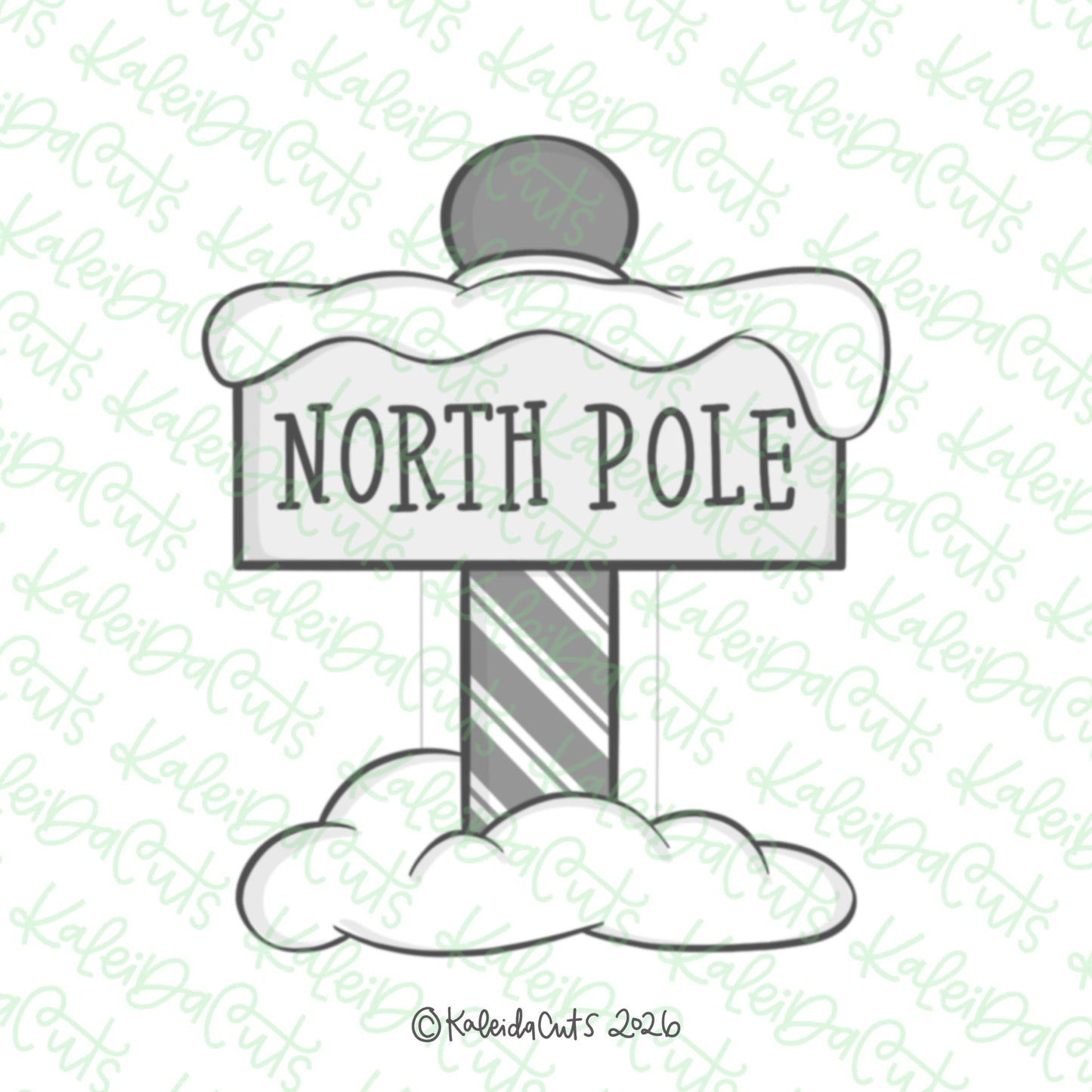 Santa's North Pole Cookie Cutter