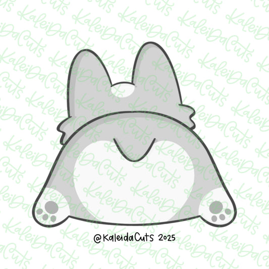 Corgi Heart Tush Cookie Cutter