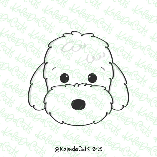Labradoodle Face Cookie Cutter