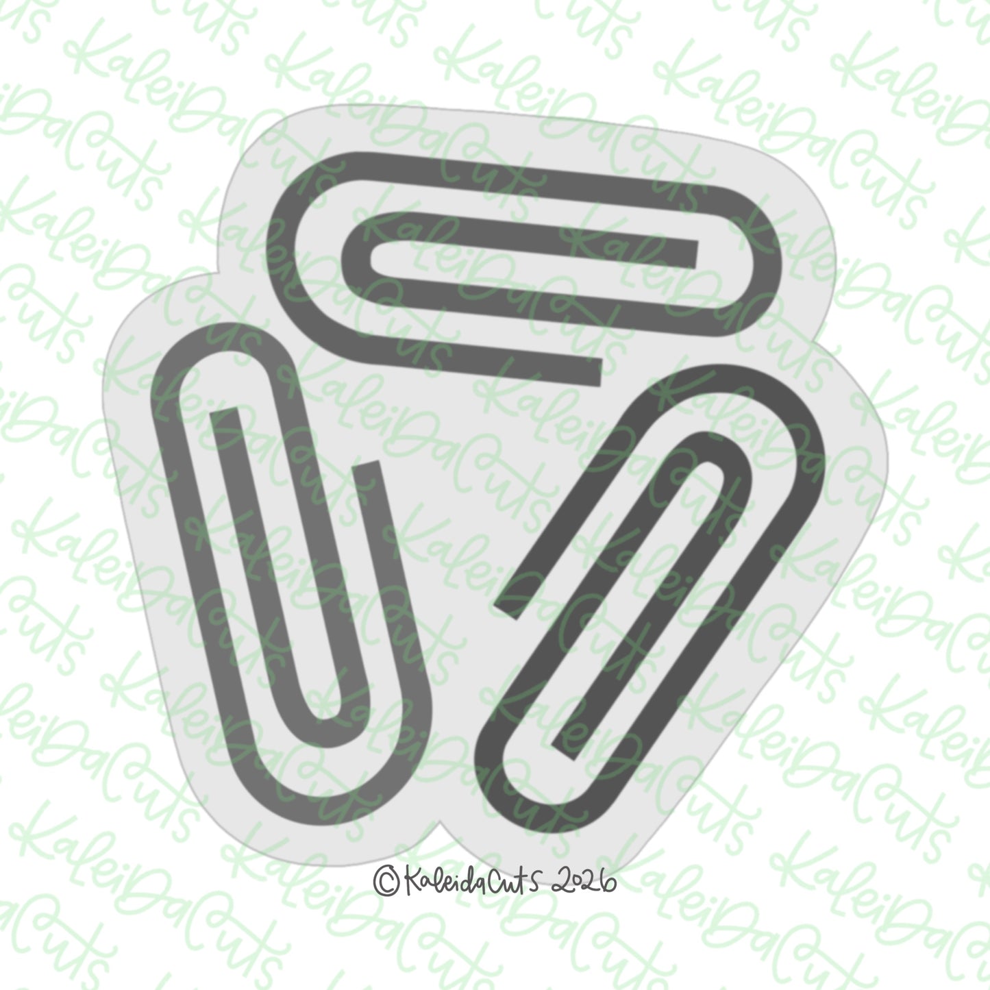 Simple Paper Clips Cookie Cutter