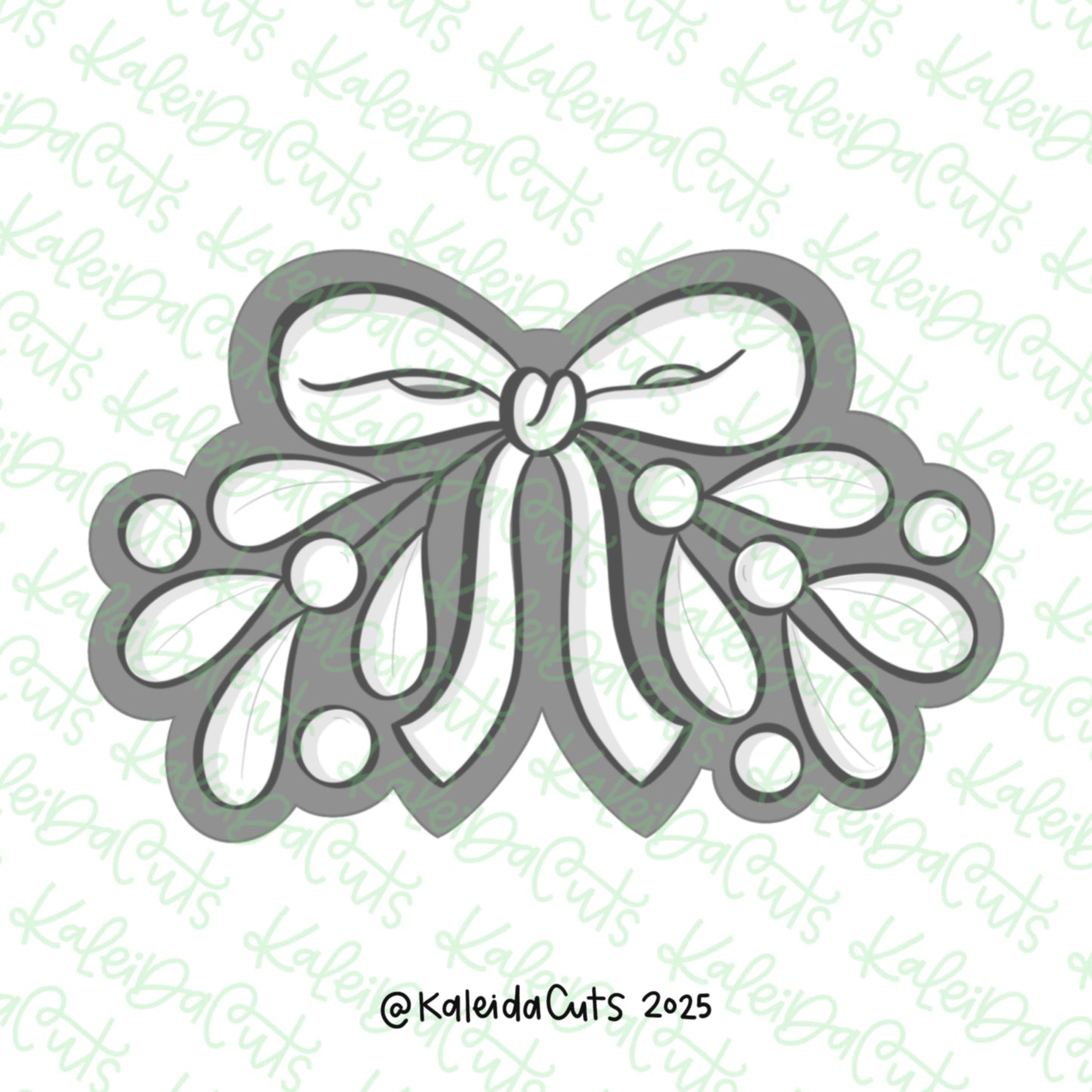 Hanging Greenery Cookie Cutter