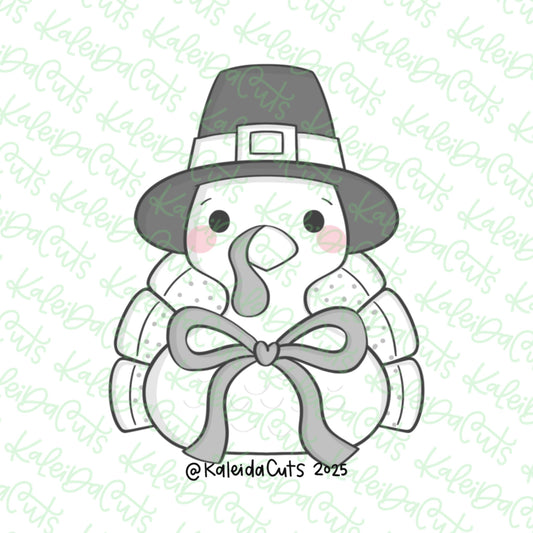 Coquette Pilgrim Turkey Cookie Cutter