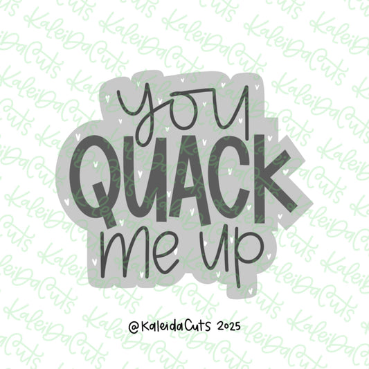You Quak Me Up Cookie Cutter