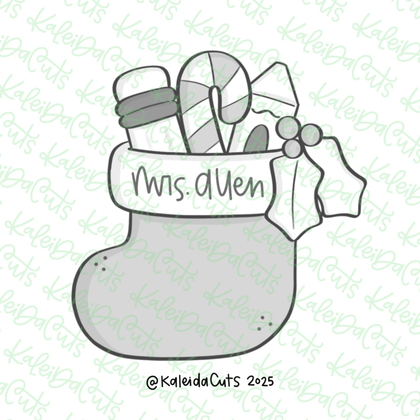 Teacher Stocking Cookie Cutter