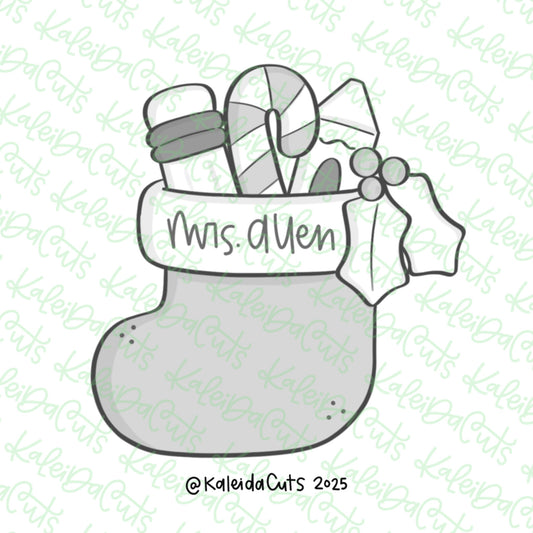 Teacher Stocking Cookie Cutter