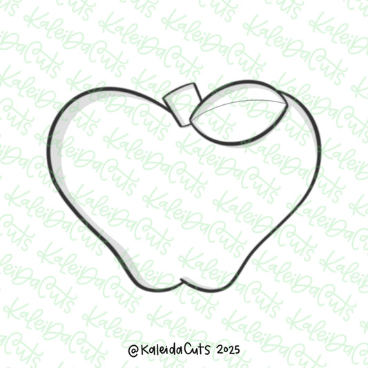 Wide Apple Cookie Cutter
