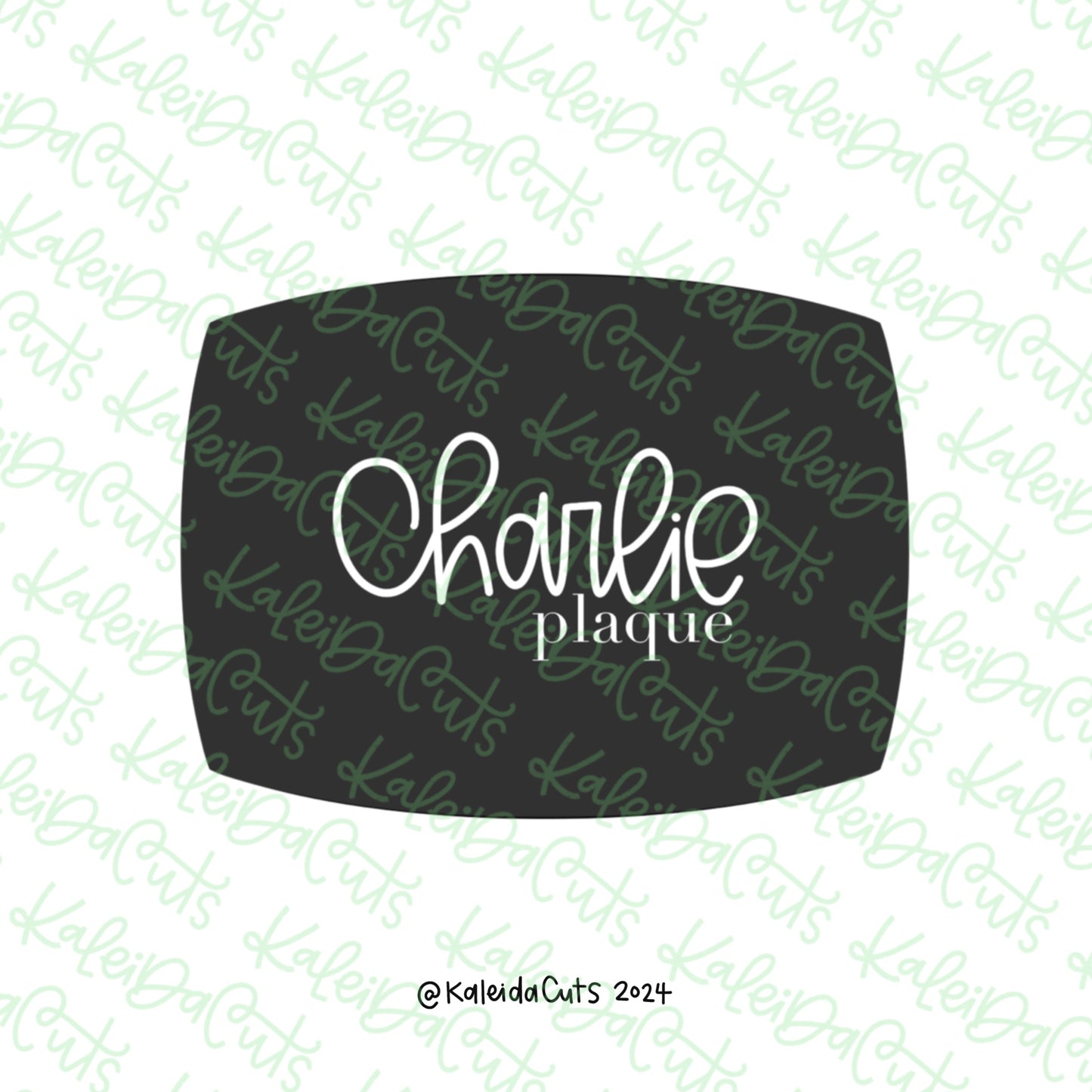 Charles Plaque Cookie Cutter