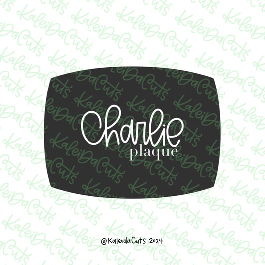 Charles Plaque Cookie Cutter