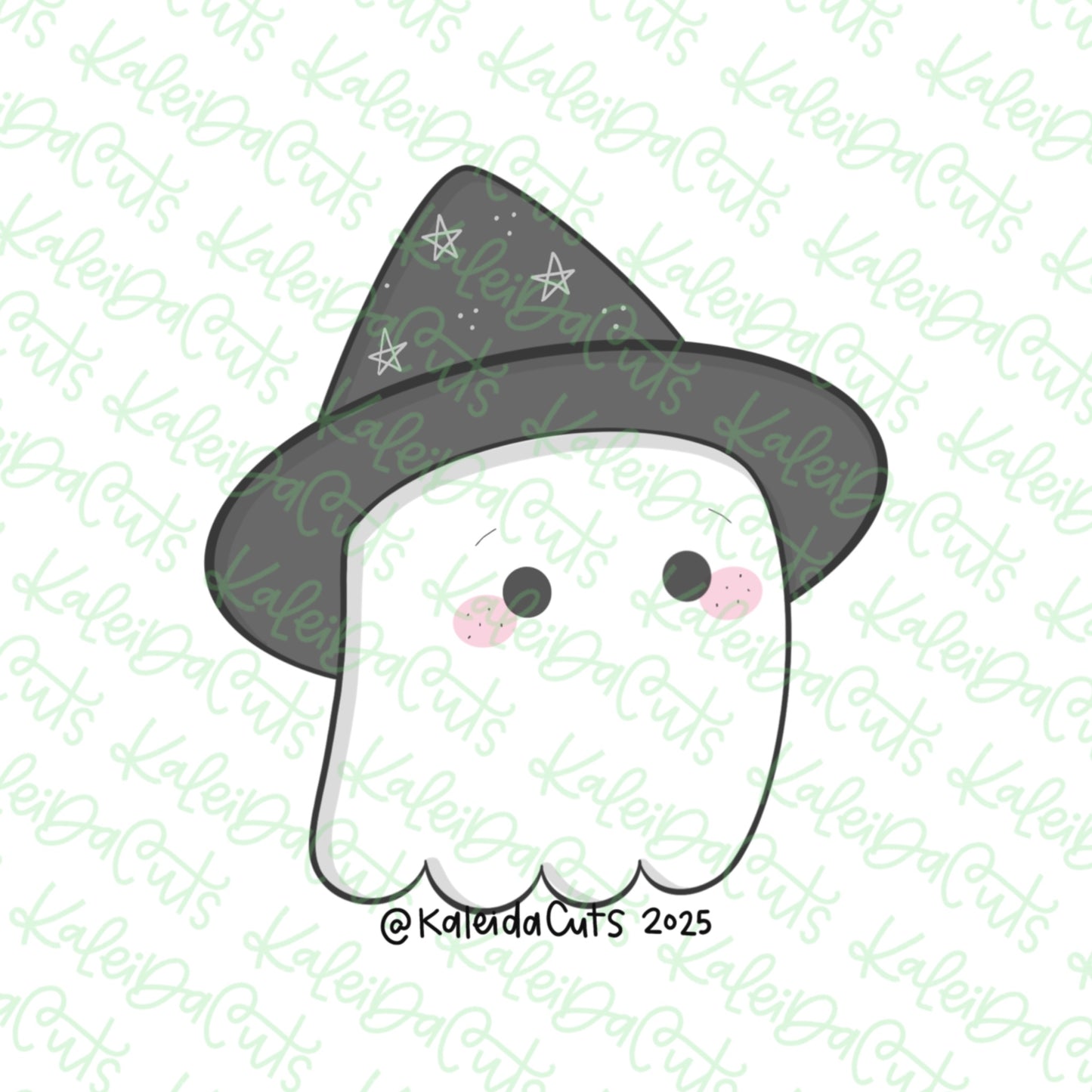 Witchy Ghost Cookie Cutter