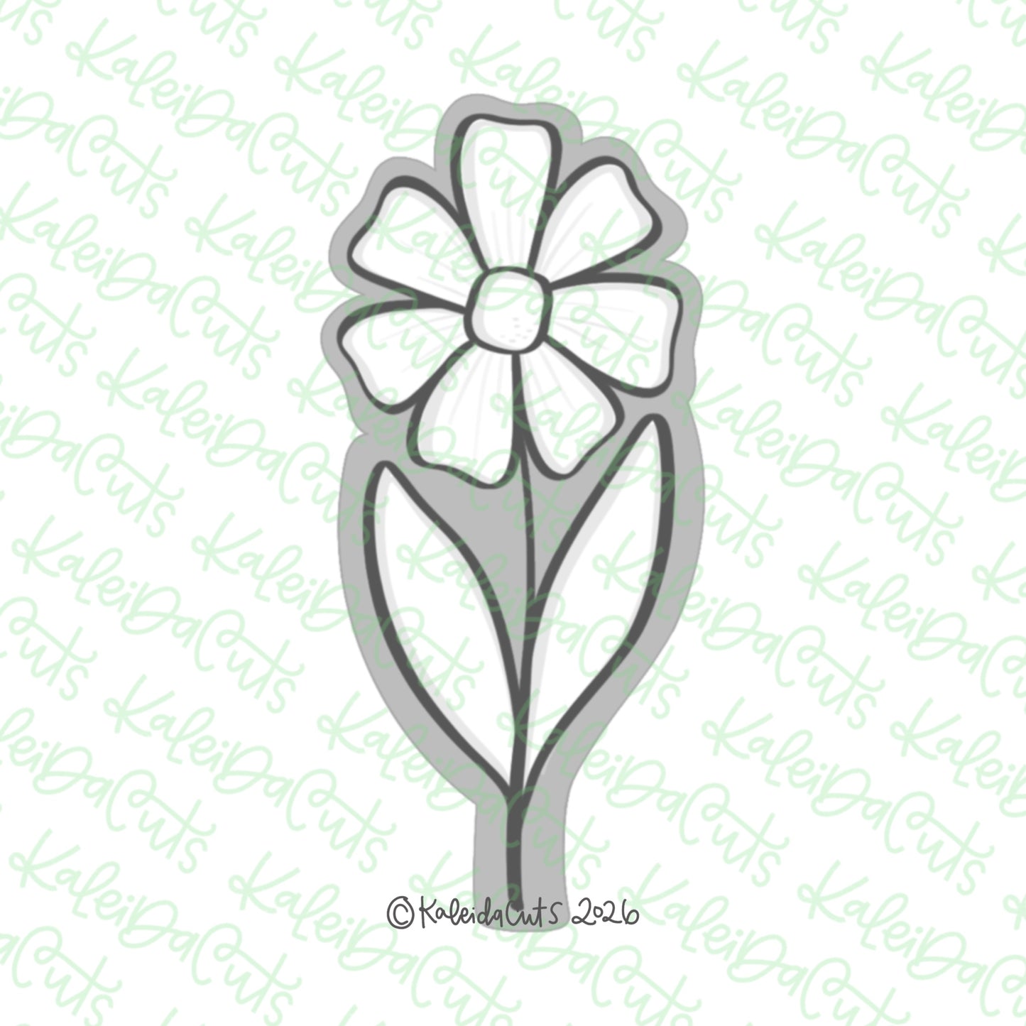 Bouquet Daisy Stem Cookie Cutter