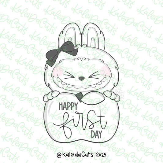 Monster Plush Apple Bow Cookie Cutter