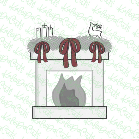 Classic Fireplace Cookie Cutter