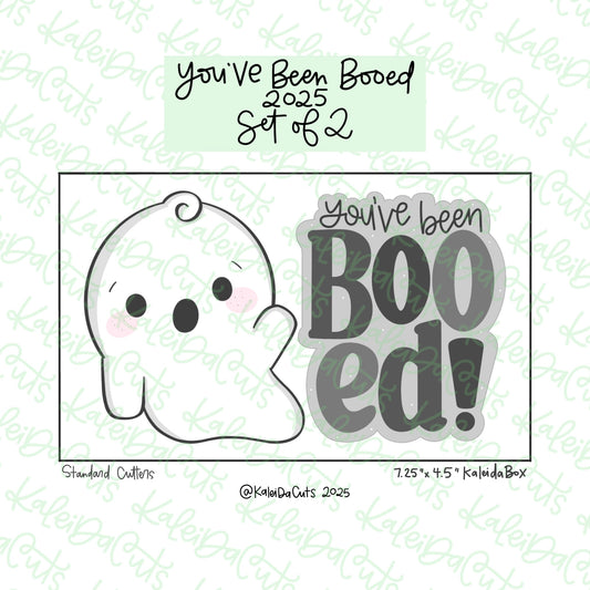 You've Been Booed 2025 Cookie Cutter Set of 2