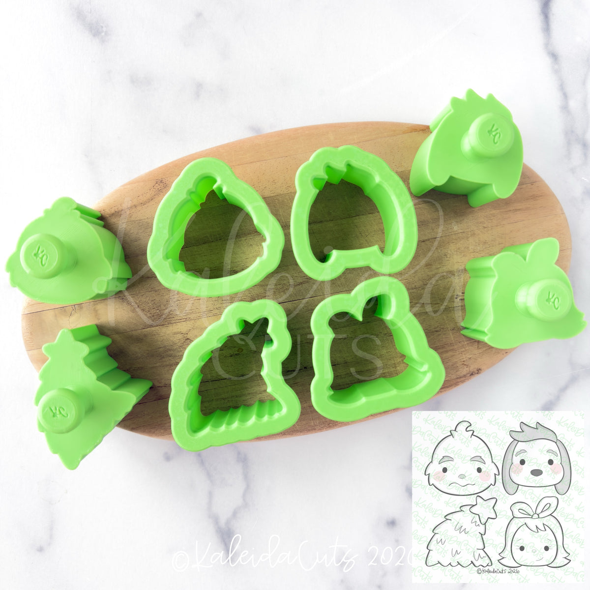 Grouch Kaleida Popper Set of 4. Cake Pop Molds