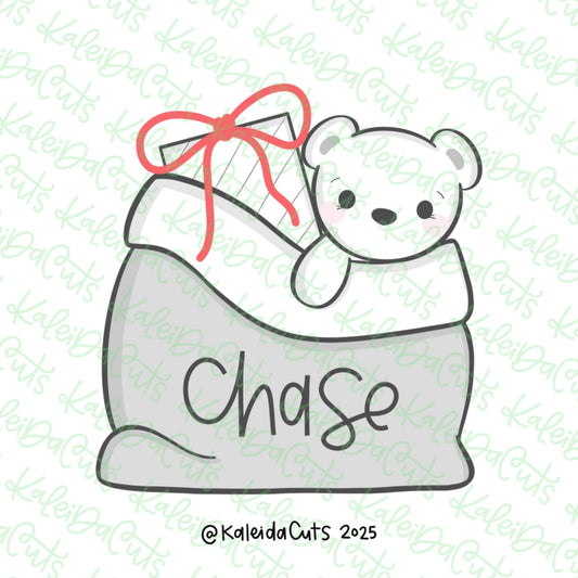 Santas Toy Bag Cookie Cutter